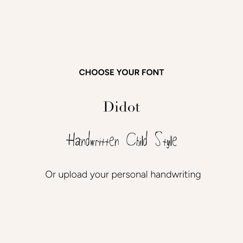 Written In The Stars Handwriting Tag Necklace (Gold)