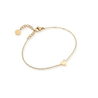 Made Mine Mini Heart Bracelet (Gold)