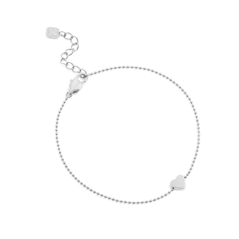 Heart Bracelet (Silver) - Worth £49