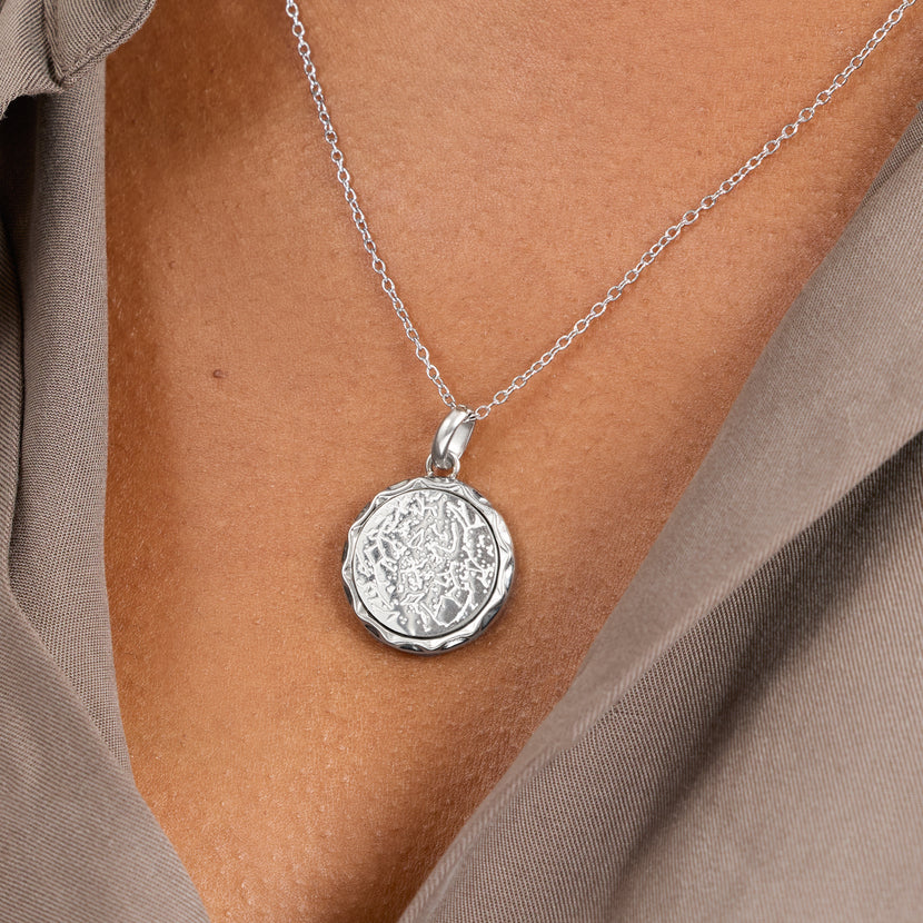 Coin Constellation Necklace (Silver)