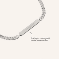 Men's Intersection ID Bracelet (Silver)