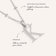 Written in the Stars Initial Necklace (Silver)