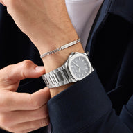 Men's Intersection ID Bracelet (Silver)