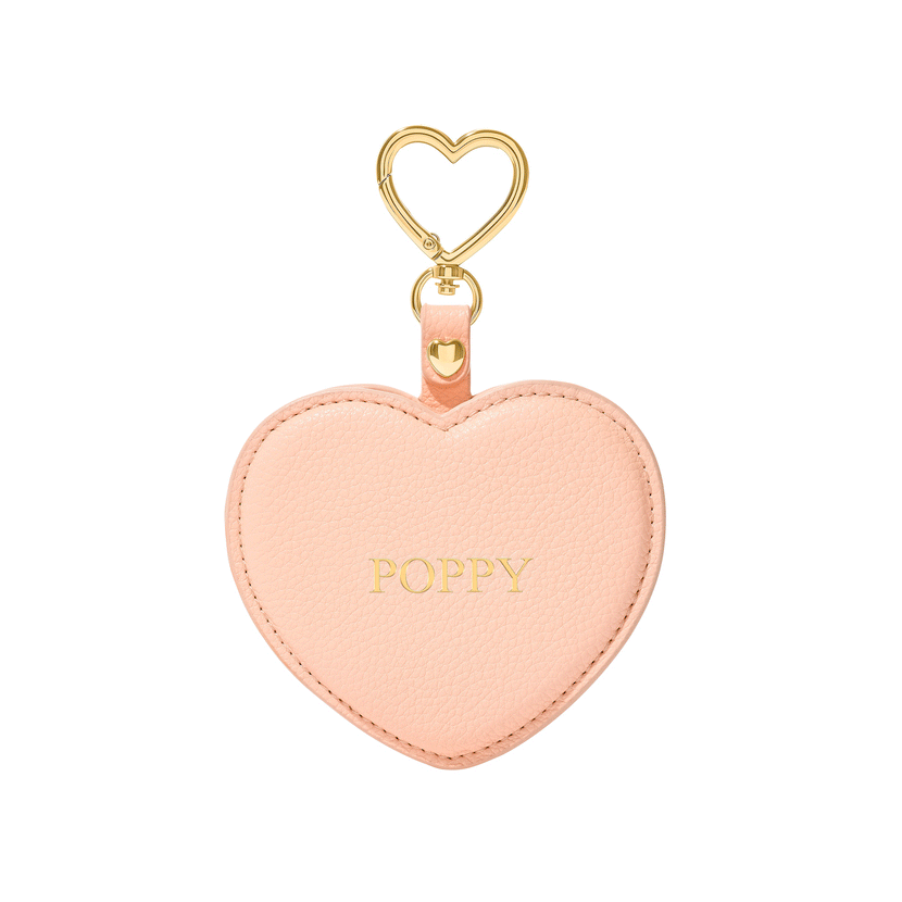Kids' Heart Purse Keyring (Peach)