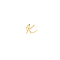 Made Mine Script Letter Bracelet (Gold) - Clientbase