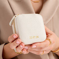 Leather Keepsake Box (Ivory)