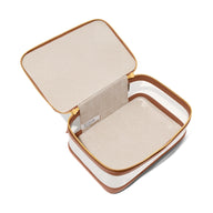 Large Vanity Cosmetic Bag (Tan)