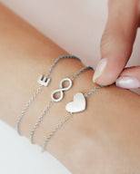 Made Mine Heart Bracelet (Silver)