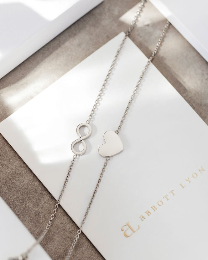 Made Mine Heart Bracelet (Silver)