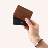 Men's Leather Card Holder (Tan)