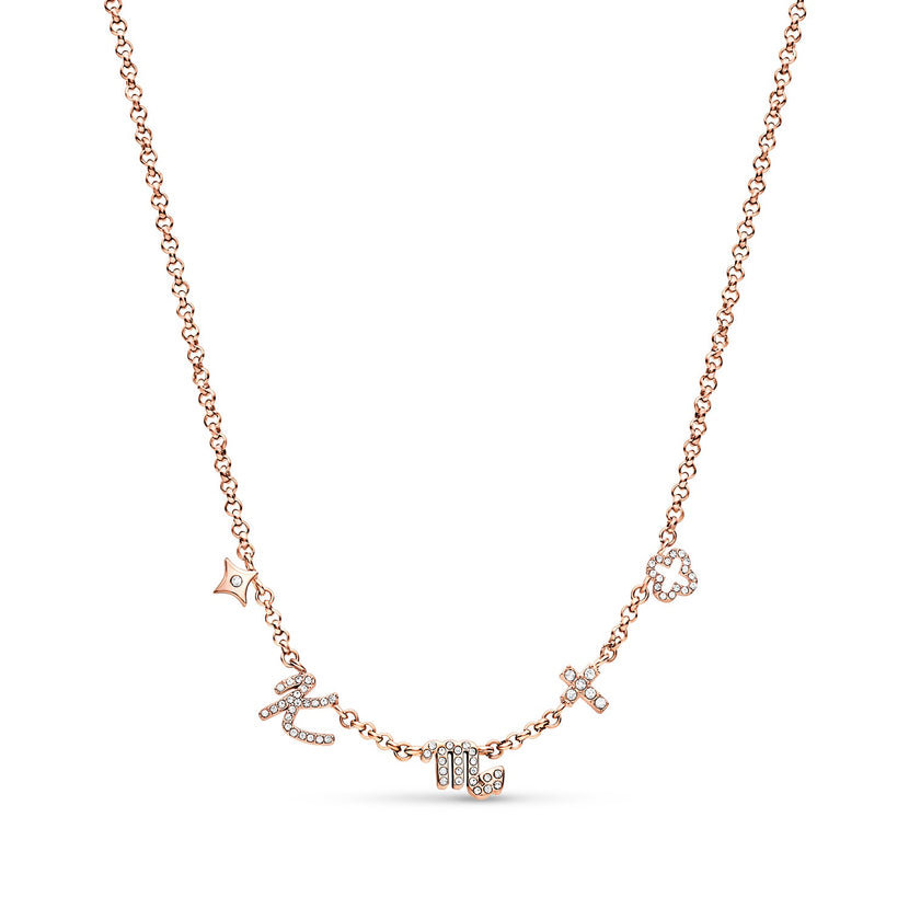 Made Mine Charm Necklace (Rose Gold)