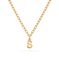 Fine Single Charm Necklace (Gold)