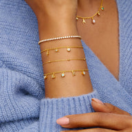 Made Mine Fine Charm Bracelet (Gold)