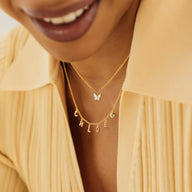 Made Mine Fine Name Necklace (Gold)