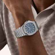 Knightsbridge 40 Charcoal Sports Watch (Silver)