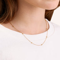 Mini Me Sphere Layering Chain (Gold)