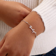 Layering Mini Me Sphere Chain Necklace (Silver)