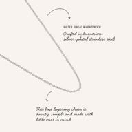 Mini Me Fine Layering Chain (Silver)