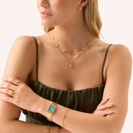 Multi Starfish Necklace (Gold)