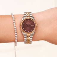 Mini Two Tone Mocha Belgravia 30 Watch
