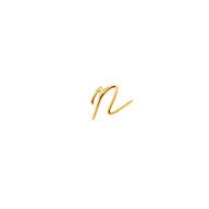Made Mine Script Letter Bracelet (Gold) - Clientbase