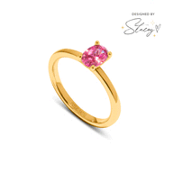 Birthstone Oval Legacy Ring 1ct (Gold)