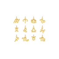 Made Mine Fine Charm - Molten Zodiac (Gold)
