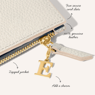 Leather Passport Holder (Ivory)