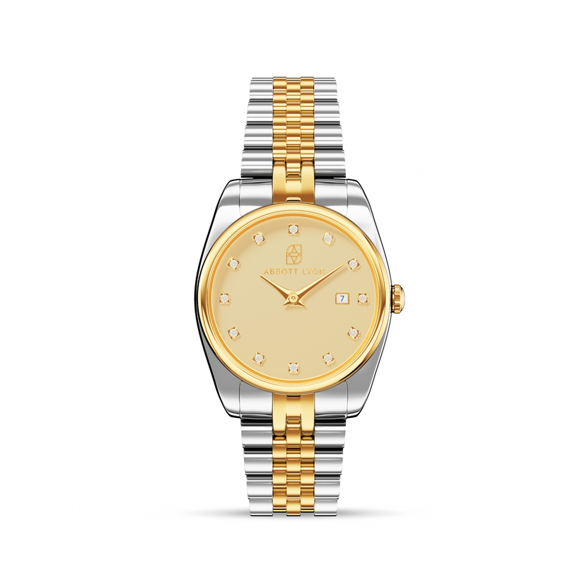 Butter Yellow Belgravia 30 Watch (Two Tone)
