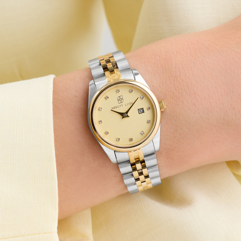 Butter Yellow Belgravia 30 Watch (Two Tone)