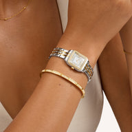 Essence Pavé Two Tone 23 Watch (Gold/Silver)