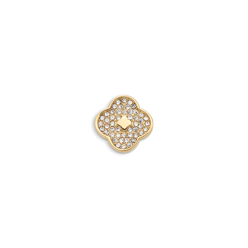 Shimmer Pavé Clover Charms (Gold) - Clover