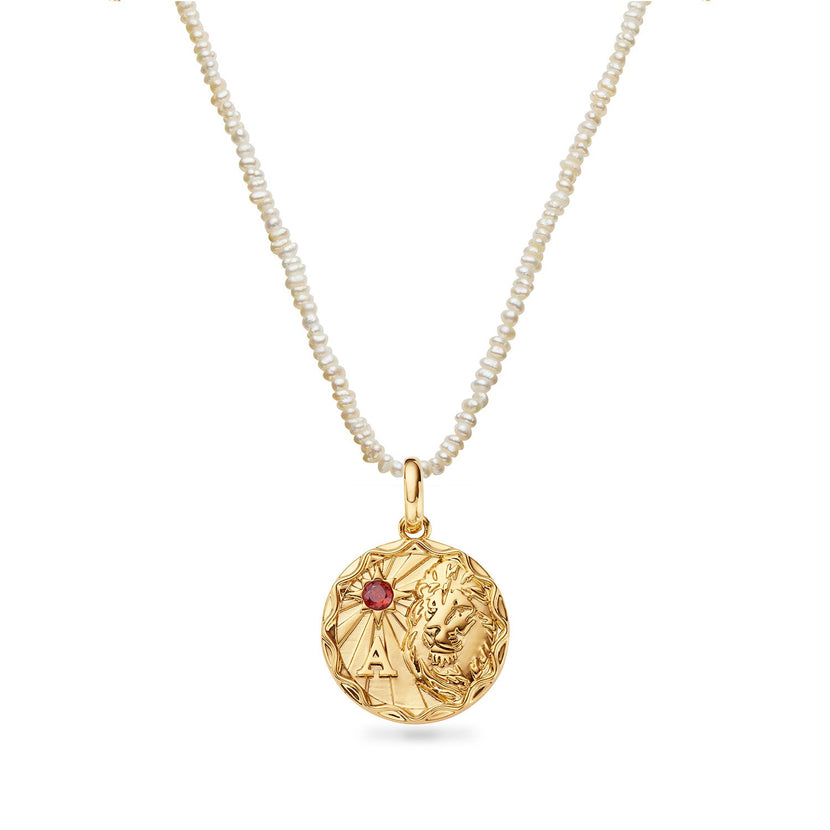 Layering Mini Pearl Beaded Chain Necklace (Gold)