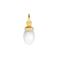 Made Mine Fine Charm - Organic Pearl (Gold)