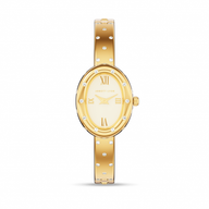 Polka Dot Crystal Watch (Gold)