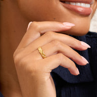 Quilted Ring (Gold)