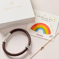 Tommy's Charity Genuine Leather Charm Bracelet (Brown)