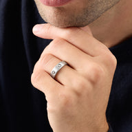 Men's Rivet Ring (Silver)