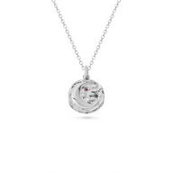 Talisman Celestial Birthstone Necklace (Silver)