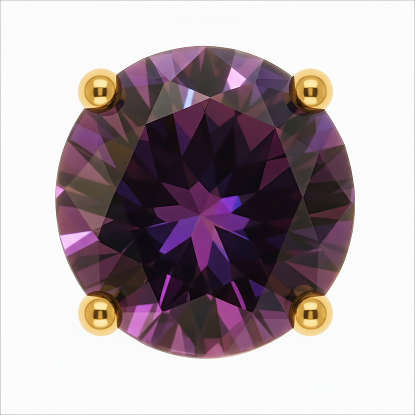 Round Cut Birthstone