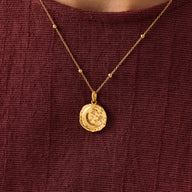 Talisman Celestial Birthstone Necklace (Gold)