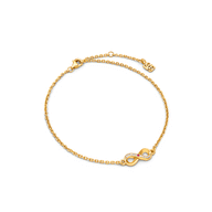 Birthstone Infinity Bracelet (Gold)