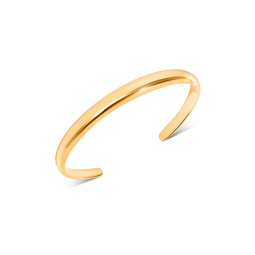 Domed Bangle (Gold)