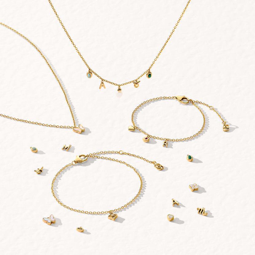 Fine Single Charm Bracelet (Gold)