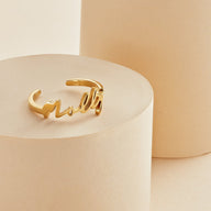 Signature Name Ring (Gold)