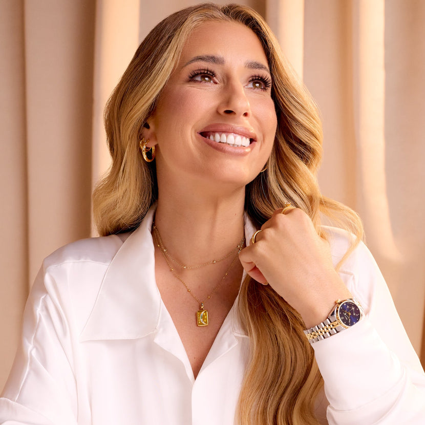 Written In The Stars Locket Necklace (Gold)