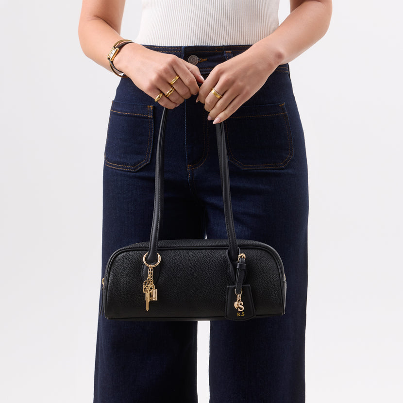 The Sydney Shoulder Bag (Black)