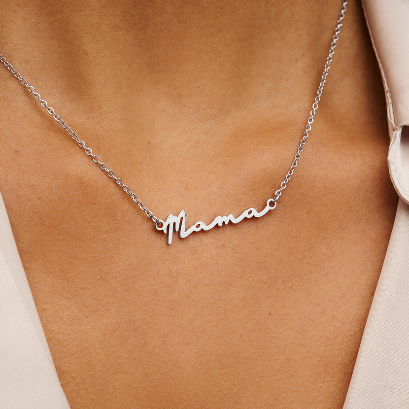 Mama Necklace (Silver)