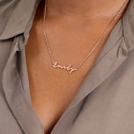 Signature Name Necklace (Rose Gold)