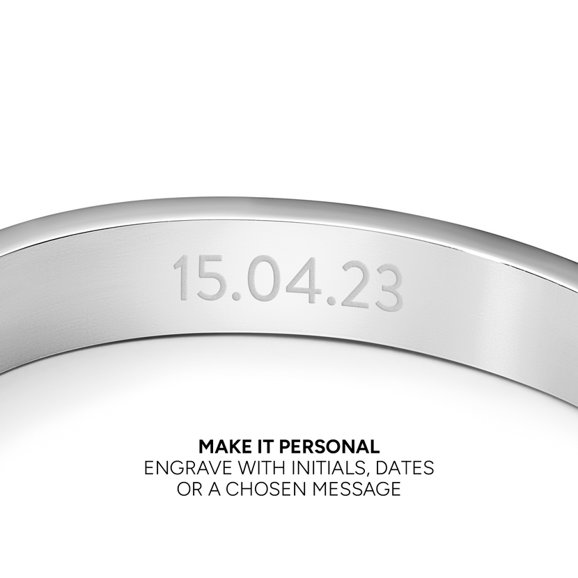 The Memento Cuff Bangle (Silver)